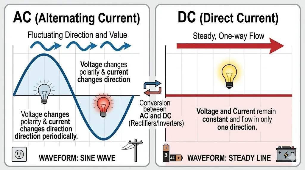 Modern electric vehicle on-board charger AC to DC conversion system diagram