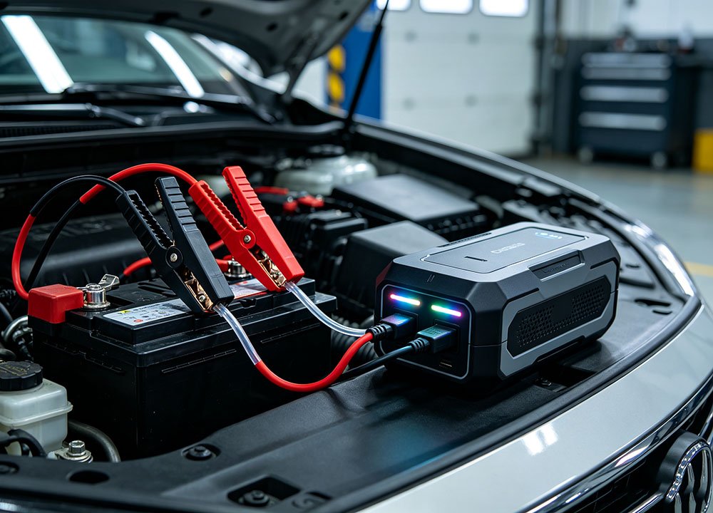 Electrical panel with a dedicated 60-amp circuit breaker installed for a 48A EV charger, highlighting the NEC 80% rule
