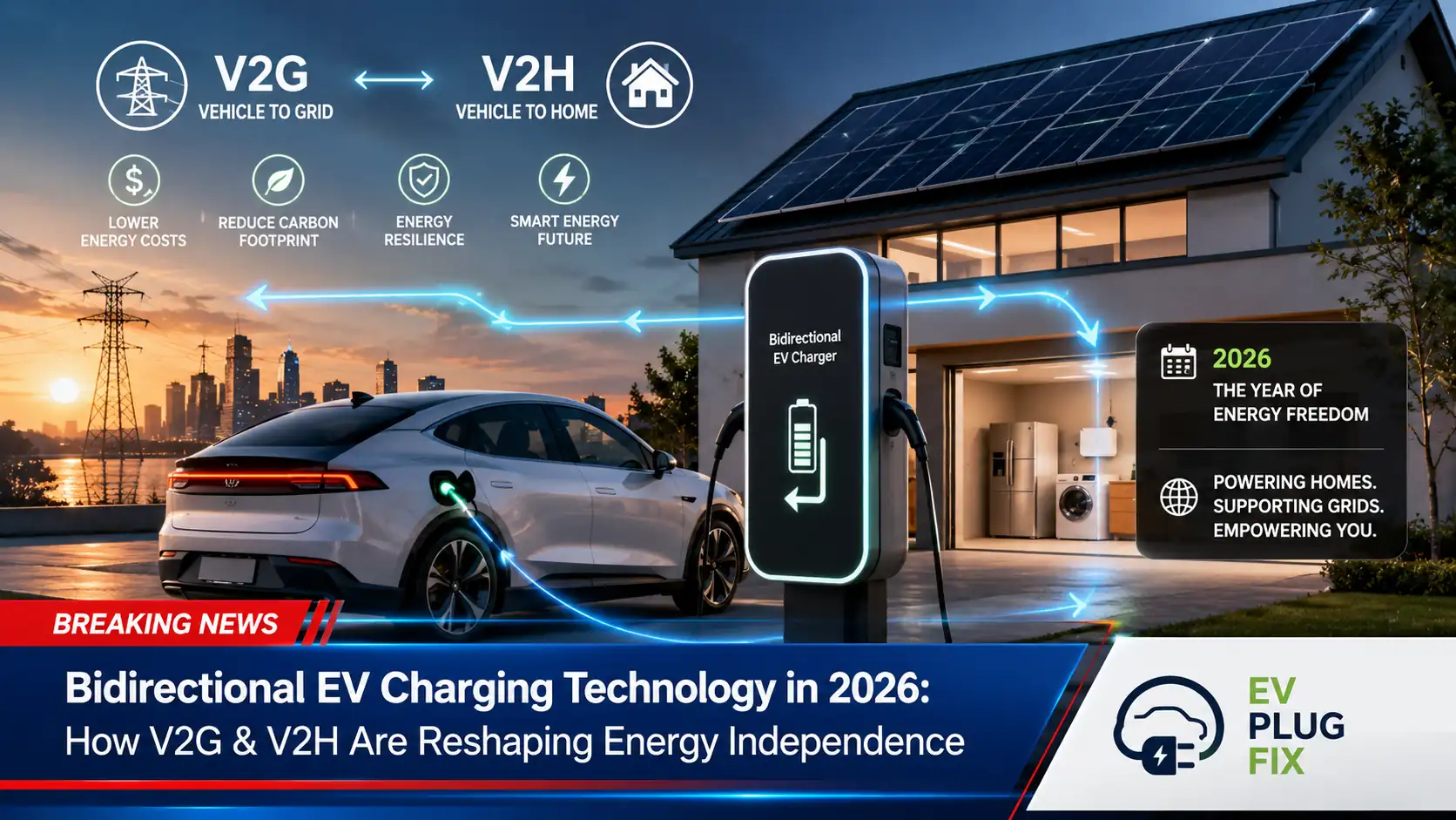 Comparison chart showing smart wallbox features versus expensive bidirectional charging system costs and benefits