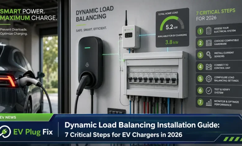 Electric vehicle charging with dynamic load balancing system installation guide 2026