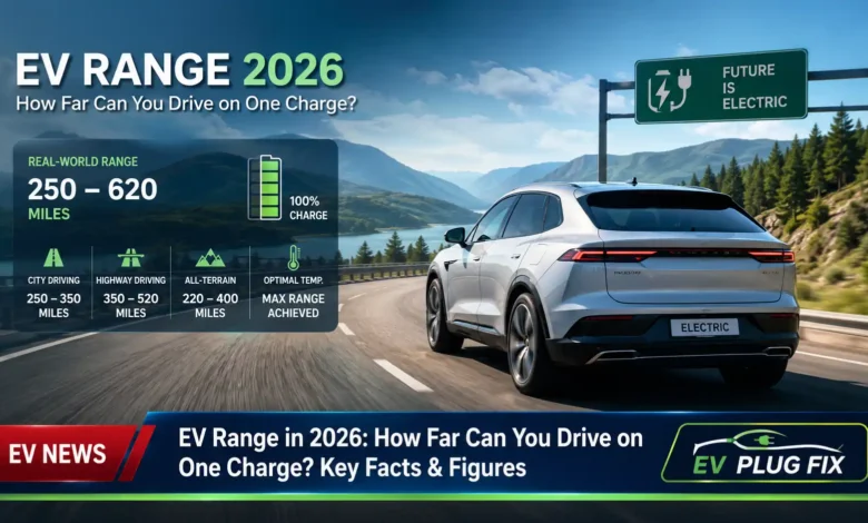 Modern electric vehicles charging at a public fast-charging station in 2026