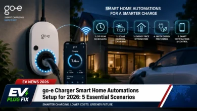 go-e charger smart home automation setup with mobile app and connected devices in modern home environment 2026