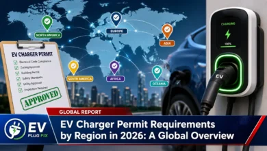 Home EV charger installation permit requirements and electrical panel inspection 2026