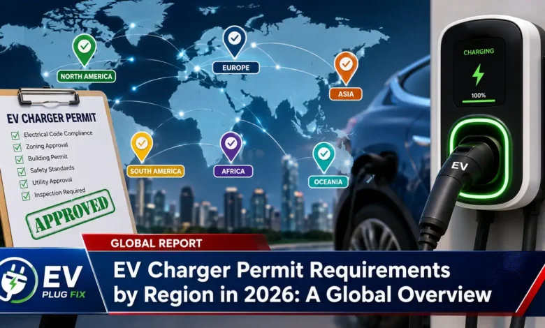 Home EV charger installation permit requirements and electrical panel inspection 2026