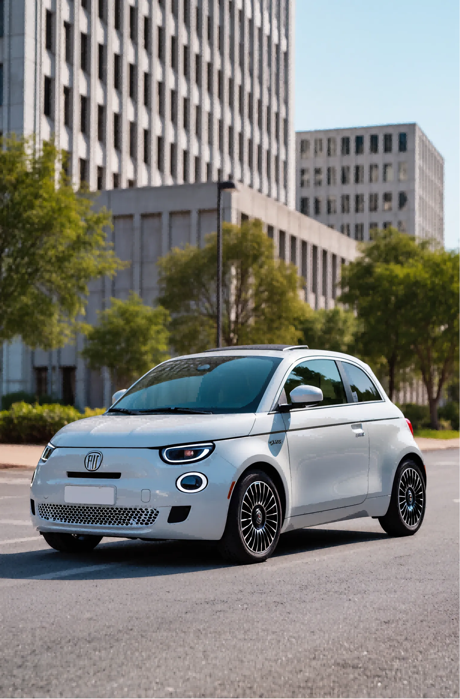 Fiat 500e electric city car European sales