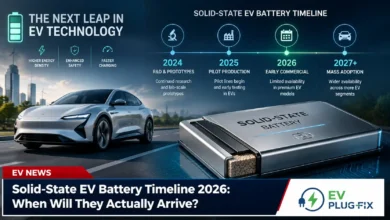 Solid-state EV battery cell technology demonstration showing advanced lithium-metal anode structure