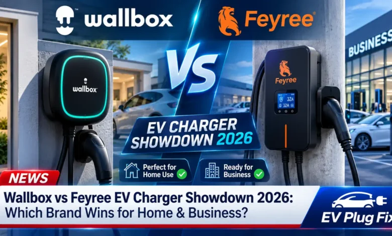 Wallbox Pulsar Plus and Feyree EV charger side by side comparison for 2026 home charging solutions