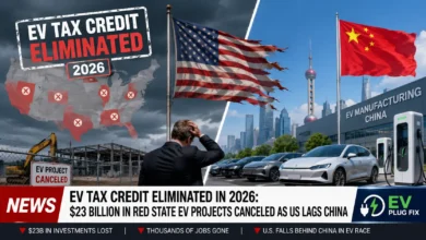 US EV tax credit expiration 2026 impact on manufacturing jobs and red state investments