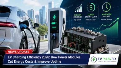 High-efficiency 40kW silicon carbide power module for DC fast EV chargers in 2026